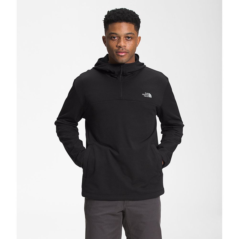 The North Face Hoodie Mens Australia - The North Face Wayroute Pullover Black (AGP-239057)